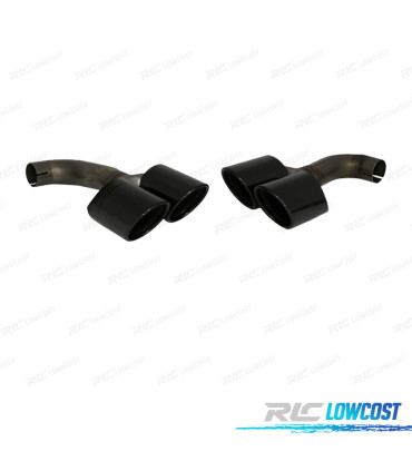 PONTEIRAS DE ESCAPE BMW X4 G02 18-20 LOOK M PRETAS