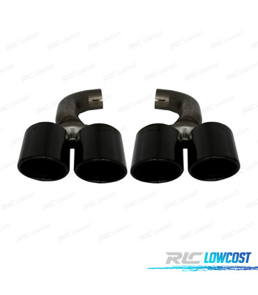 PONTEIRAS DE ESCAPE BMW X4 G02 18-20 LOOK M PRETAS