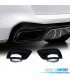 PONTEIRAS DE ESCAPE BMW X5 G05 18- LOOK M PERFORMANCE PRETAS