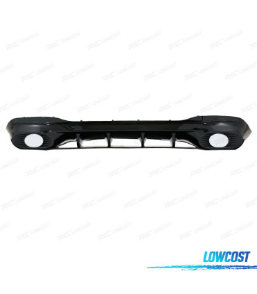 DIFUSOR MERCEDES W118 AMG 19- LOOK CLA35 PRETO BRILHANTE