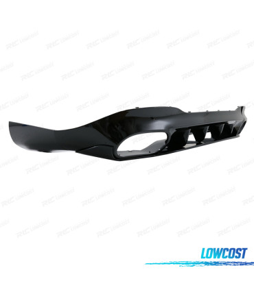 DIFUSOR MERCEDES W118 AMG 19- LOOK CLA35 PRETO BRILHANTE