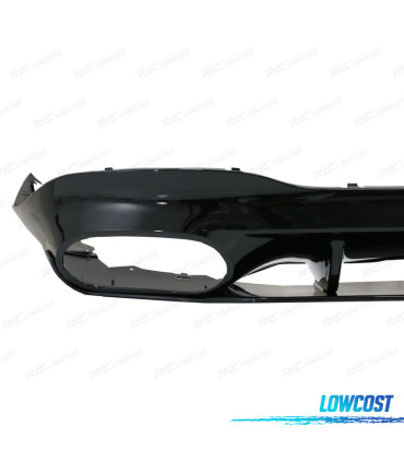 DIFUSOR MERCEDES W118 AMG 19- LOOK CLA35 PRETO BRILHANTE