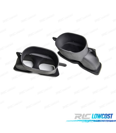 PONTEIRAS DE ESCAPE MERCEDES W205 C205 14-21 LOOK BRABUS PRETAS