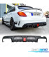 DIFUSOR MERCEDES W205 14- LOOK BRABUS PRETO