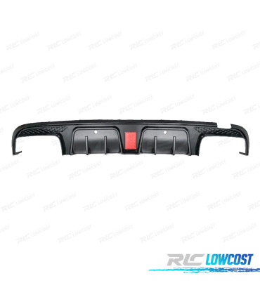 DIFUSOR MERCEDES W205 14- LOOK BRABUS PRETO