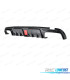 DIFUSOR MERCEDES W205 14- LOOK BRABUS PRETO