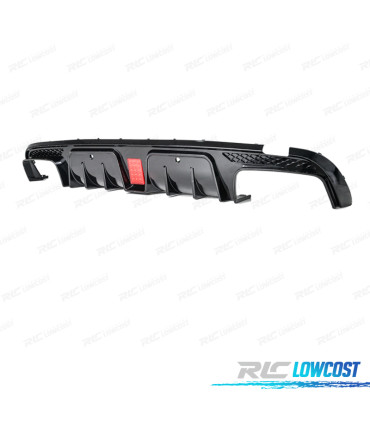 DIFUSOR MERCEDES W205 14- LOOK BRABUS PRETO