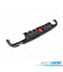 DIFUSOR MERCEDES W205 14- LOOK BRABUS PRETO