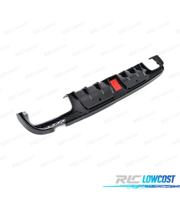 DIFUSOR MERCEDES W205 14- LOOK BRABUS PRETO