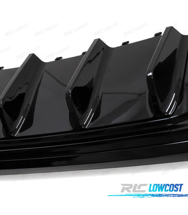 DIFUSOR MERCEDES W206 AMG 21- LOOK C63 + PONTEIRAS DE ESCAPE CROMADAS