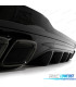 DIFUSOR MERCEDES W206 AMG 21- LOOK C63 + PONTEIRAS DE ESCAPE PRETAS