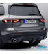 DIFUSOR MERCEDES X247 20- LOOK GLB35 + PONTEIRAS DE ESCAPE CROMADAS
