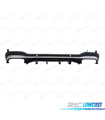 DIFUSOR MERCEDES GLC X253 AMG 15-18 LOOK GLC43 PRATEADO