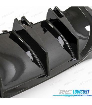 DIFUSOR MERCEDES GLC X253 AMG 15-18 LOOK GLC43 PRETO