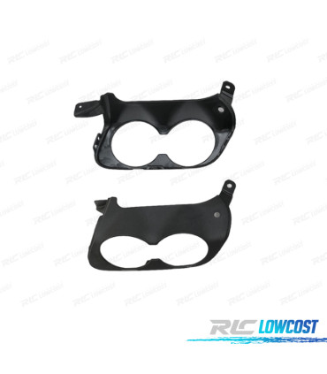 DIFUSOR MERCEDES GLC X253 AMG 15-18 LOOK GLC43 PRETO