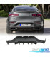 DIFUSOR MERCEDES GLC C253 COUPE AMG 15-18 LOOK GLC43 PRETO