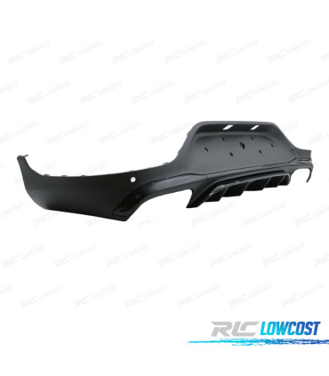 DIFUSOR MERCEDES GLC C253 COUPE AMG 15-18 LOOK GLC43 PRETO