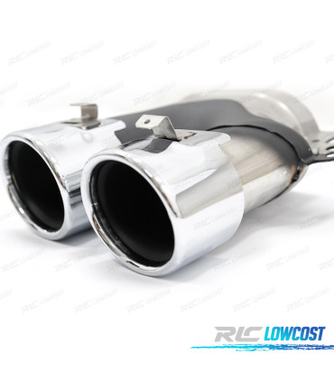 PONTEIRAS DE ESCAPE MERCEDES GLC C253 X253 15-18 LOOK AMG GLC43 CROMADAS