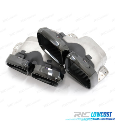 PONTEIRAS DE ESCAPE MERCEDES GLC W253 X253 C253 15-22 LOOK GLC63 PRETAS