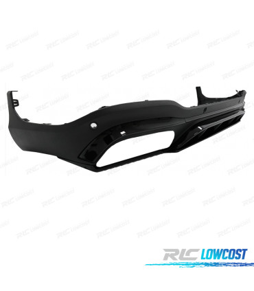 DIFUSOR MERCEDES GLC X253 AMG 16-22 LOOK GLC63 PRETO