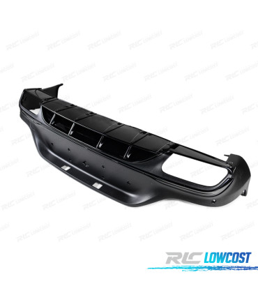 DIFUSOR MERCEDES GLC C253 COUPE AMG 20- LOOK GLC63 PRETO