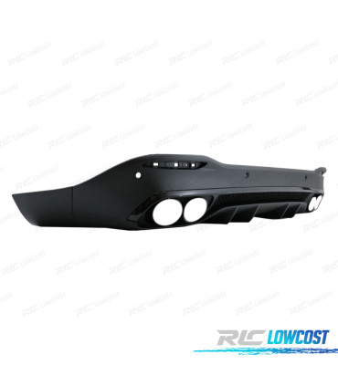 DIFUSOR MERCEDES GLE W167 AMG 19- LOOK GLE53 PRETO
