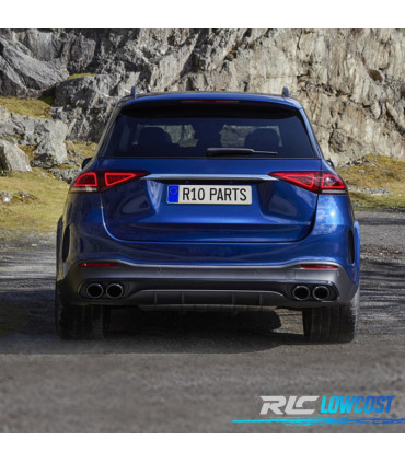 DIFUSOR MERCEDES GLE W167 AMG 19- LOOK GLE53 PRETO
