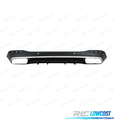 DIFUSOR MERCEDES GLE W167 AMG 19- LOOK GLE63 PRATEADO
