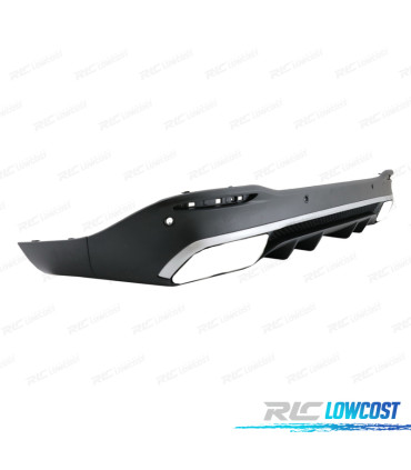 DIFUSOR MERCEDES GLE W167 AMG 19- LOOK GLE63 PRATEADO