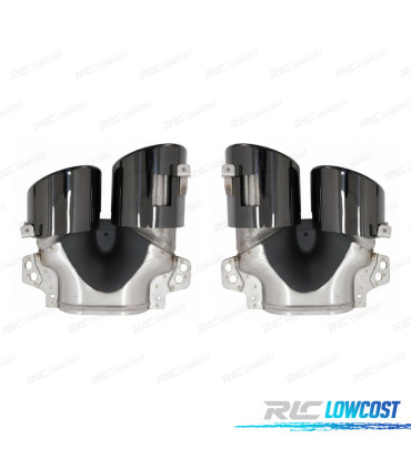 PONTEIRAS DE ESCAPE MERCEDES GLE W167 19- LOOK GLE53 PRETAS