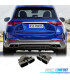 PONTEIRAS DE ESCAPE MERCEDES GLE W167 19- LOOK AMG GLE63 CROMADAS
