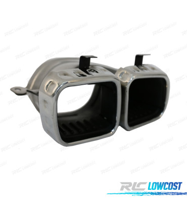 PONTEIRAS DE ESCAPE MERCEDES GLE W167 19- LOOK AMG GLE63 CROMADAS