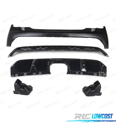 PARA-CHOQUES TRASEIRO MINI F56 F57 COUPE 14-20 LOOK NEW JCW