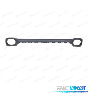 DIFUSOR BMW X6 F16 14-19 LOOK M + PONTEIRAS DE ESCAPE CROMADAS