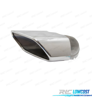 DIFUSOR BMW X6 F16 14-19 LOOK M + PONTEIRAS DE ESCAPE CROMADAS