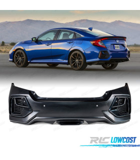 PARA-CHOQUES TRASEIRO HONDA CIVIC 16- LOOK NEW SI