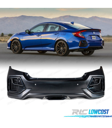 PARA-CHOQUES TRASEIRO HONDA CIVIC 16- LOOK NEW SI