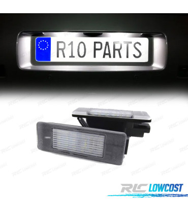 LUZ DE MATRICULA LED PARA CITROEN - TIPO 2