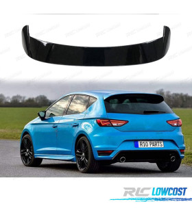 AILERON SPOILER SEAT LEON MK3 5P 13-20 PRETO BRILHANTE