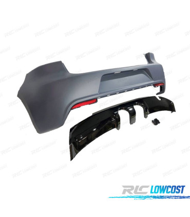 PARA-CHOQUES TRASEIRO VOLKSWAGEN VW GOLF 6 08-12 LOOK R20