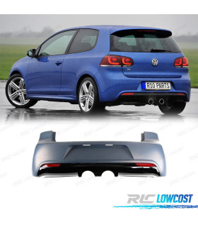 PARA-CHOQUES TRASEIRO VOLKSWAGEN VW GOLF 6 08-12 LOOK R20