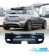 PARÁ-CHOQUES TRASEIRO MINI R56 R57 06-10 LOOK JCW