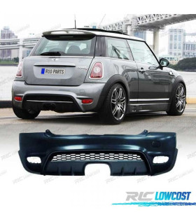 PARÁ-CHOQUES TRASEIRO MINI R56 R57 06-10 LOOK JCW