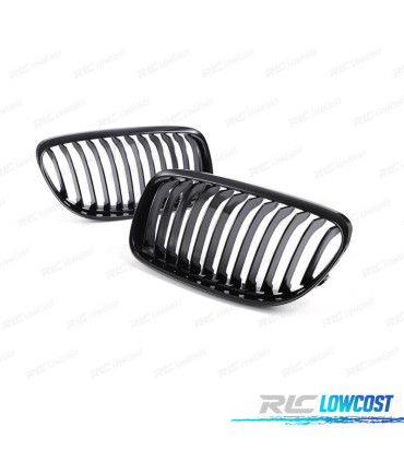 GRELHAS FRONTAIS BMW E90 E91 LCI 08-12 PRETO BRILHANTE LOOK M