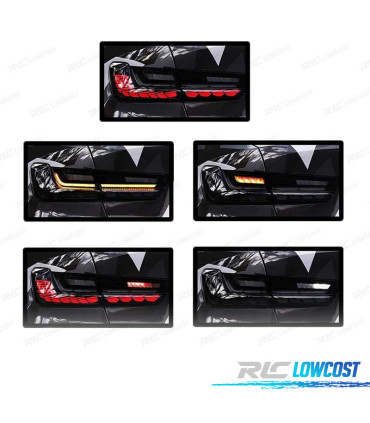 FAROLINS OLED DINAMICOS BMW G20 19-21 PRETO FUMADO