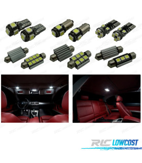KIT 21 LAMPADAS LED INTERIOR PARA BMW SERIE 3 E92 COUPE 325I 330XI 335D 335I 335I XDRIVE 06-13