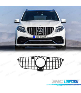 GRELHA MERCEDES CLASE GLE W166 15-19 LOOK GT-R PANAMERICANA PRETO CROMADO