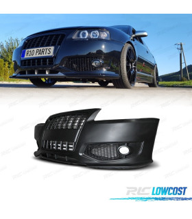 PARA-CHOQUES FRONTAL AUDI A3 8L 96-03 LOOK S LINE + GRELHA PRETA