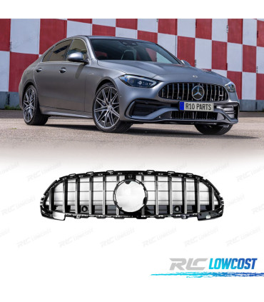 GRELHA FRONTAL MERCEDES W206 21- LOOK AMG GT 63 PRATEADA