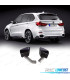 PONTEIRAS DE ESCAPE BMW X5 12-18 LOOK M PRETAS